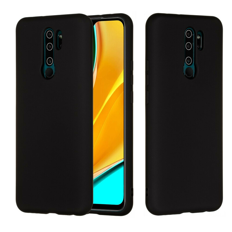 Coque Xiaomi Redmi 9 Silicone Liquide Avec Lanière