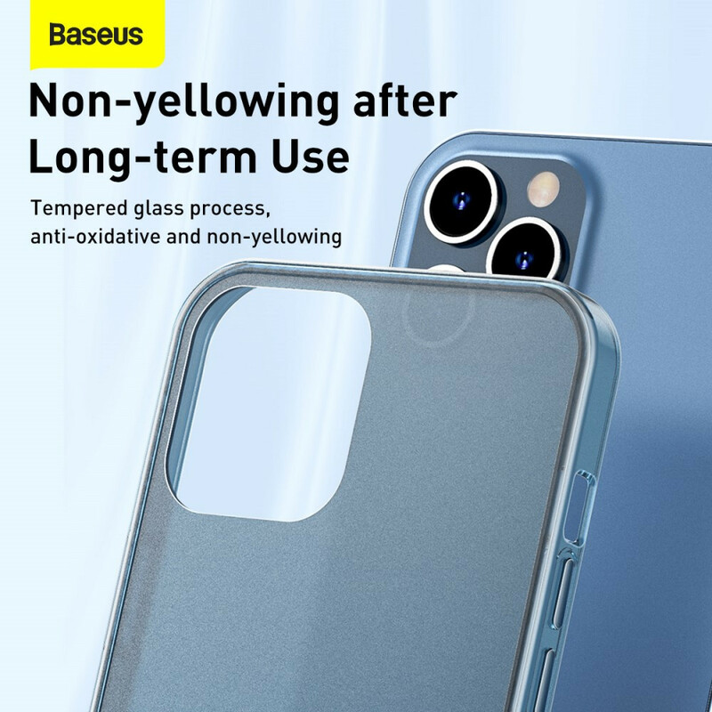 Coque iPhone 12 Verre Trempé et Silicone BASEUS Coque iPhone 12 Verre Trempé et Silicone BASEUS