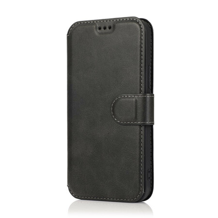 Housse iPhone 12 Style Cuir Rétro