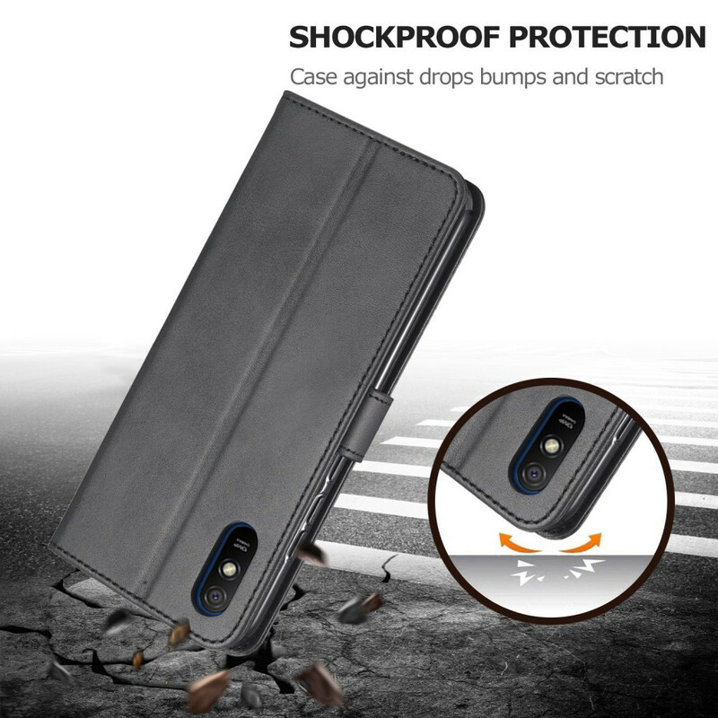 Housse Xiaomi Redmi 9A LC.IMEEKE Effet Cuir Housse Xiaomi Redmi 9A LC.IMEEKE Effet Cuir