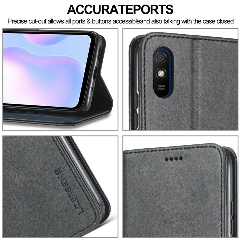 Housse Xiaomi Redmi 9A LC.IMEEKE Effet Cuir Housse Xiaomi Redmi 9A LC.IMEEKE Effet Cuir