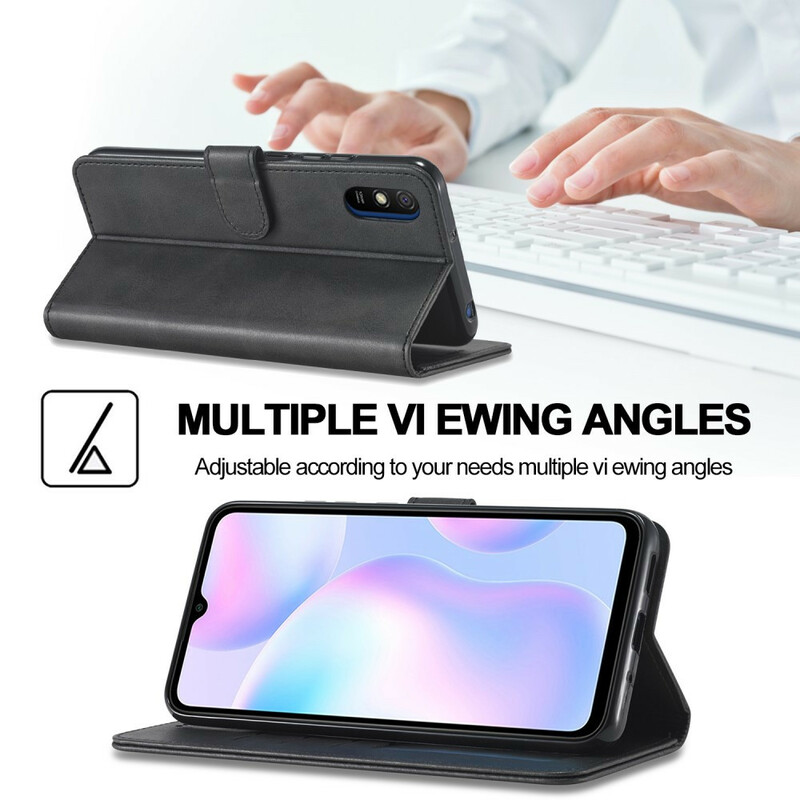Housse Xiaomi Redmi 9A LC.IMEEKE Effet Cuir Housse Xiaomi Redmi 9A LC.IMEEKE Effet Cuir