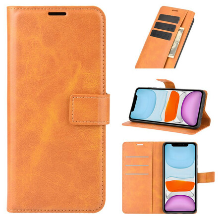 Housse iPhone 12 Style Cuir Vintage