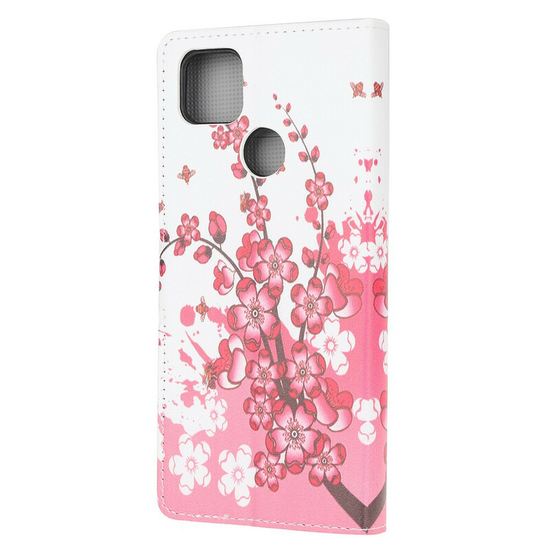 Housse Xiaomi Redmi 9C Tropical Flowers
