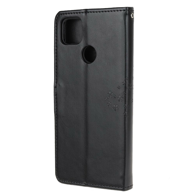 Housse Xiaomi Redmi 9C Arbre et Hiboux à Lanière Housse Xiaomi Redmi 9C Arbre et Hiboux à Lanière
