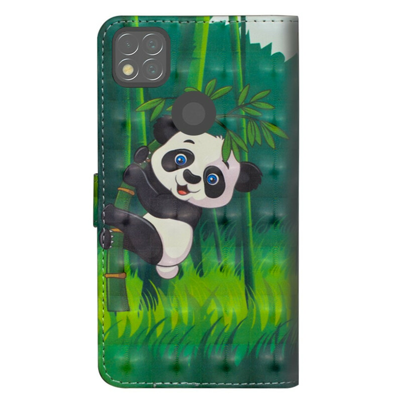 Housse Xiaomi Redmi 9C Panda et Bambou