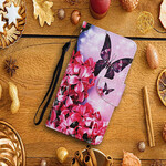 Housse Xiaomi Redmi 9C Papillons dans le Jardin Magique