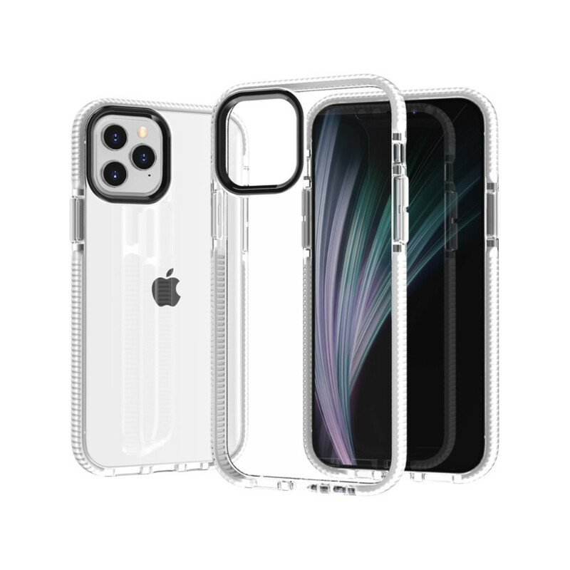 Coque iPhone 12 Transparente rebords Silicone Coque iPhone 12 Transparente rebords Silicone