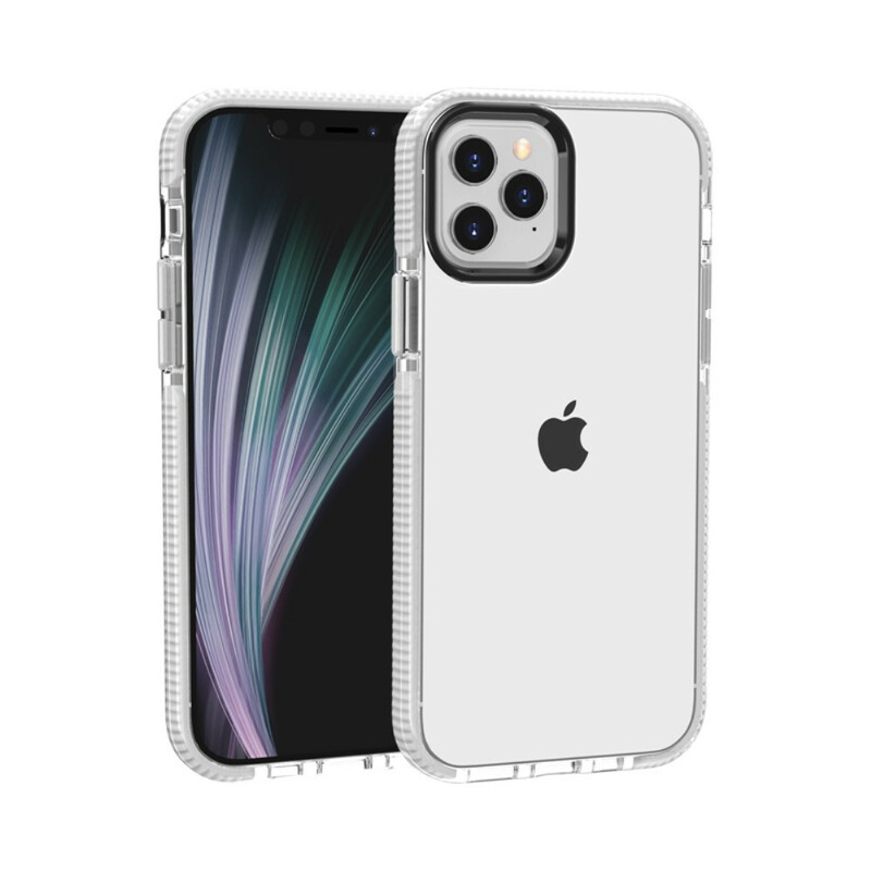 Coque iPhone 12 Transparente rebords Silicone Coque iPhone 12 Transparente rebords Silicone