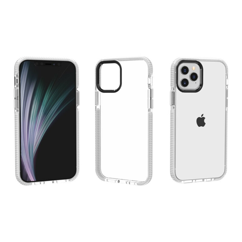 Coque iPhone 12 Transparente rebords Silicone Coque iPhone 12 Transparente rebords Silicone