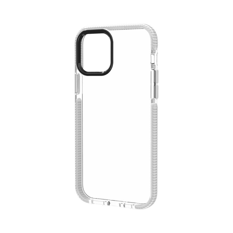 Coque iPhone 12 Transparente rebords Silicone