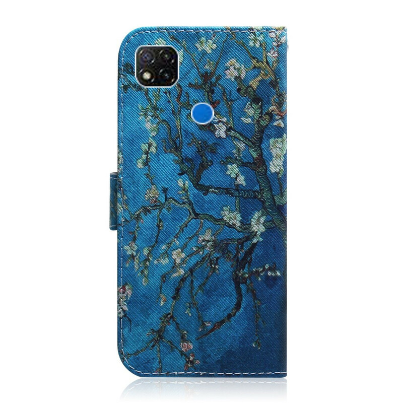 Housse Xiaomi Redmi 9C Branche d'Arbre Fleuri