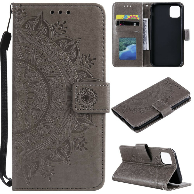 Housse iPhone 12 Mandala Soleil