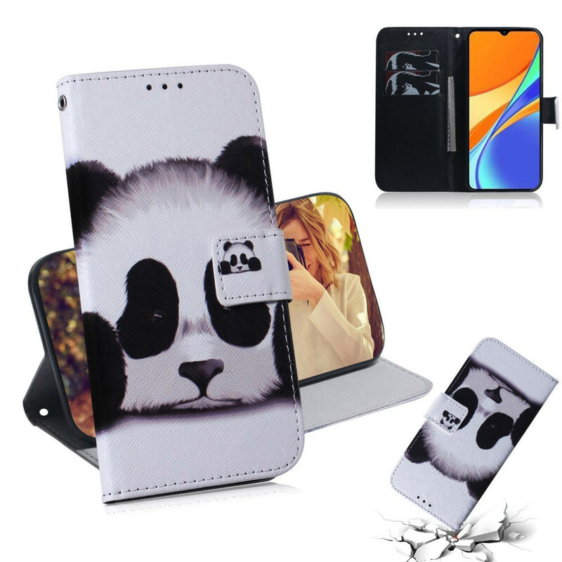 Housse Xiaomi Redmi 9C Face de Panda
