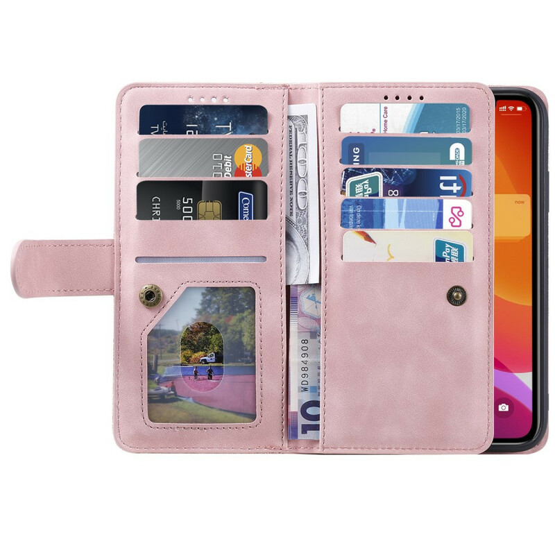 Housse iPhone 12 Porte-Monnaie 9 Porte-Cartes