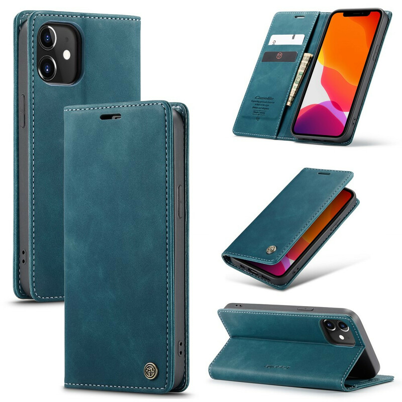 Flip Cover iPhone 12 CASEME Simili Cuir Flip Cover iPhone 12 CASEME Simili Cuir