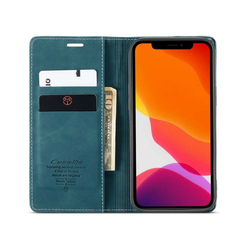 Flip Cover iPhone 12 CASEME Simili Cuir Flip Cover iPhone 12 CASEME Simili Cuir