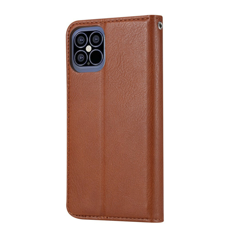 Flip Cover iPhone 12 Pro Max Simili Cuir Porte-Cartes