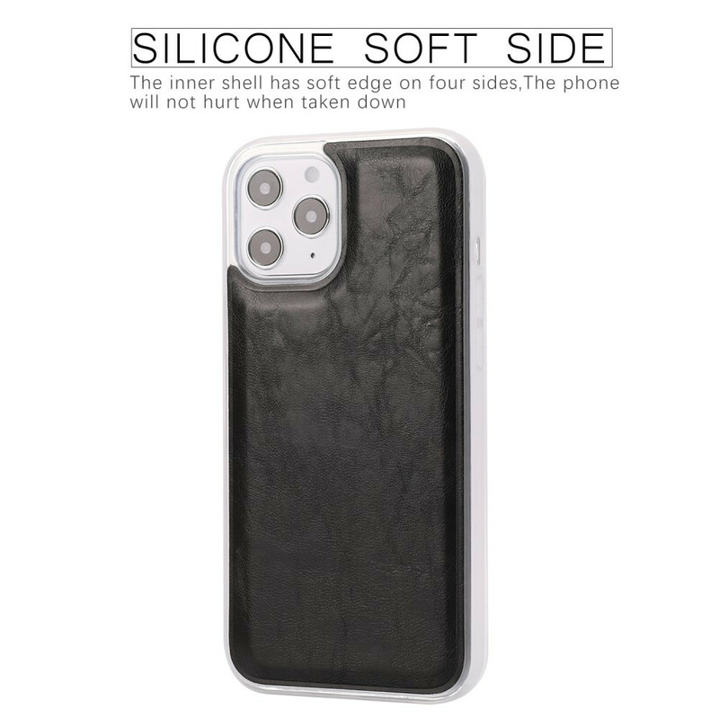Housse iPhone 12 Pro Max Style Cuir Vielli Coque Détachable Housse iPhone 12 Pro Max Style Cuir Vielli Coque Détachable