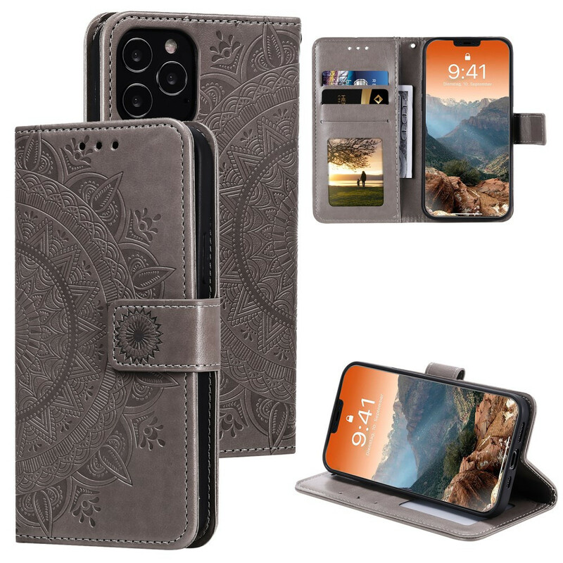 Housse iPhone 12 Pro Max Mandala Soleil Housse iPhone 12 Pro Max Mandala Soleil
