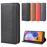 Flip Cover Samsung Galaxy A31 Effet Cuir Vintage Stylisé Flip Cover Samsung Galaxy A31 Effet Cuir Vintage Stylisé