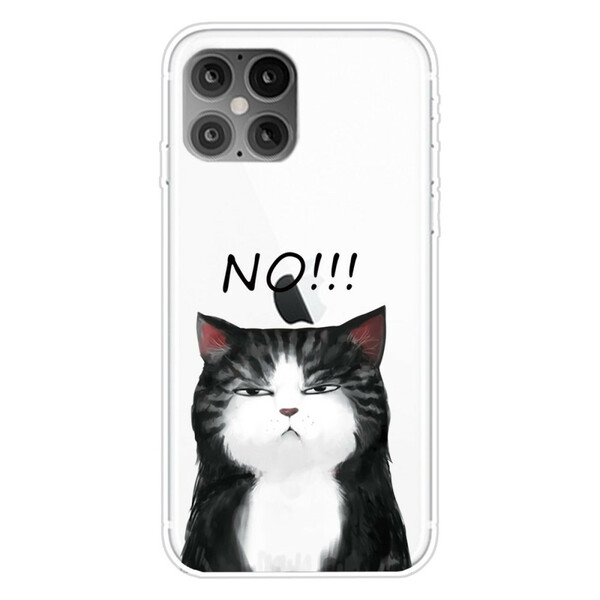 Coque iPhone 12 Pro Max Le Chat Qui Dit Non