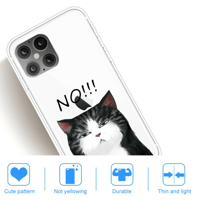 Coque Iphone 12 Pro Max Le Chat Qui Dit Non Ma Coque