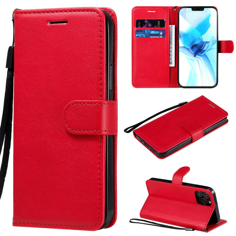 Housse iPhone 12 Max / 12 Pro Solid Color Serie à Lanière Housse iPhone 12 Max / 12 Pro Solid Color Serie à Lanière