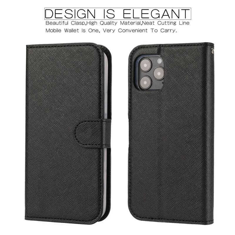 Housse iPhone 12 Max / 12 Pro Texturée avec Coque Détachable Housse iPhone 12 Max / 12 Pro Texturée avec Coque Détachable