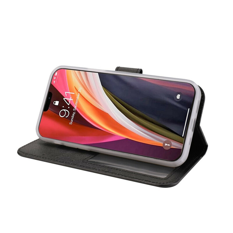 Housse iPhone 12 Max / 12 Pro Texturée avec Coque Détachable Housse iPhone 12 Max / 12 Pro Texturée avec Coque Détachable