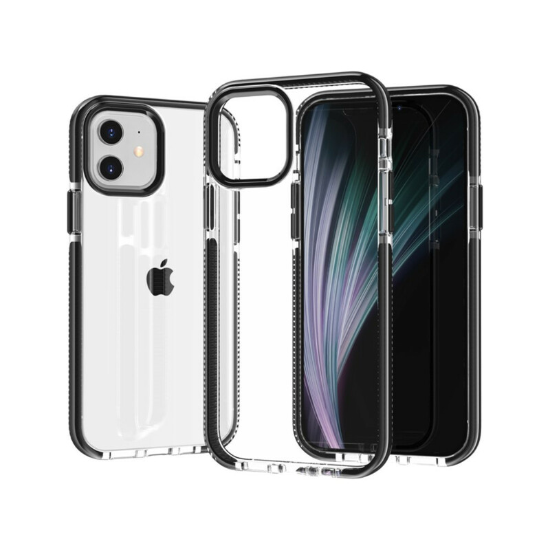 Coque iPhone 12 Max / 12 Pro Transparente rebords Silicone