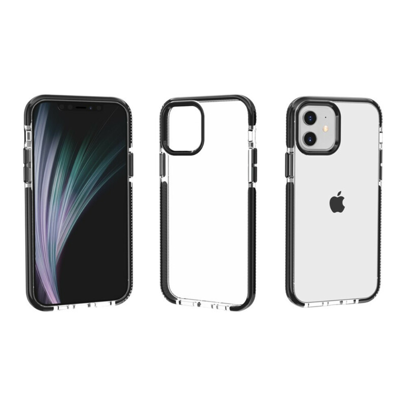 Coque iPhone 12 Max / 12 Pro Transparente rebords Silicone