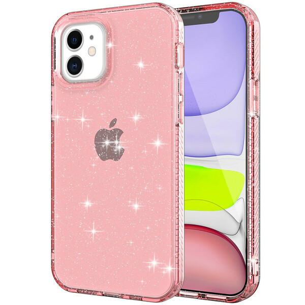 Coque iPhone 12 Max / 12 Pro Transparente Paillettes