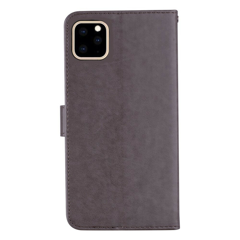 Housse iPhone 12 Max / 12 Pro Hibou Mandala et Breloque Housse iPhone 12 Max / 12 Pro Hibou Mandala et Breloque
