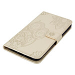 Housse iPhone 12 Max / 12 Pro Hibou Mandala et Lanière Housse iPhone 12 Max / 12 Pro Hibou Mandala et Lanière