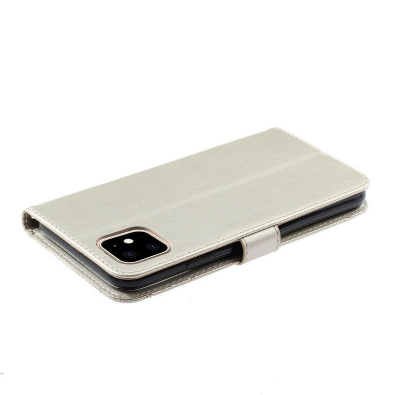 Housse iPhone 12 Max / 12 Pro Hibou Mandala et Lanière Housse iPhone 12 Max / 12 Pro Hibou Mandala et Lanière