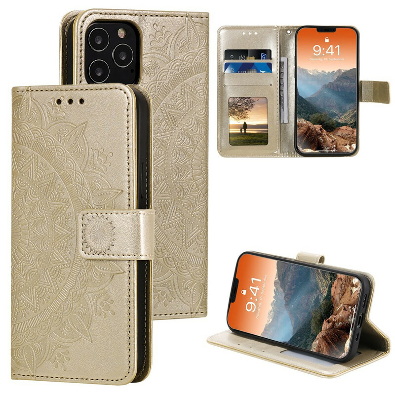 Housse iPhone 12 Max / 12 Pro Mandala Soleil Housse iPhone 12 Max / 12 Pro Mandala Soleil