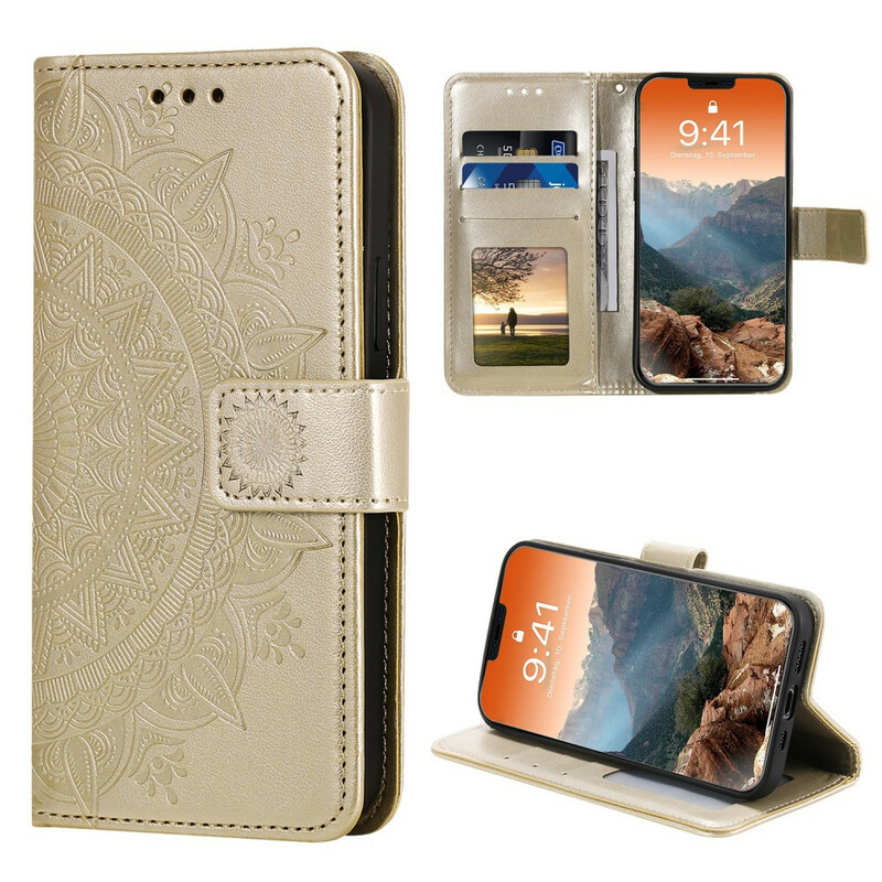 Housse iPhone 12 Max / 12 Pro Mandala Soleil Housse iPhone 12 Max / 12 Pro Mandala Soleil