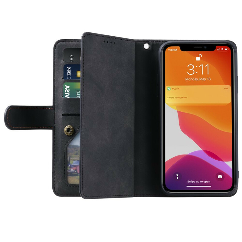 Housse iPhone 12 Max / 12 Pro Porte-Monnaie 9 Porte-Cartes Housse iPhone 12 Max / 12 Pro Porte-Monnaie 9 Porte-Cartes