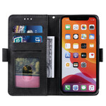 Housse Simili Cuir iPhone 12 Max / 12 Pro Bicolore Contours Renforcés Housse Simili Cuir iPhone 12 Max / 12 Pro Bicolore Contours Renforcés