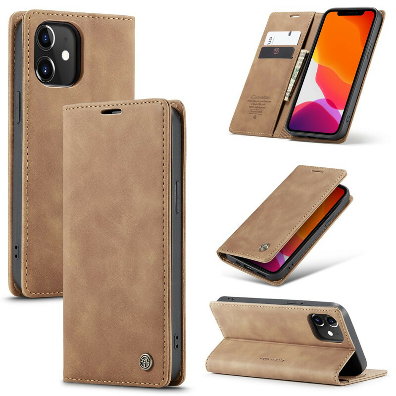 Flip Cover iPhone 12 Max / 12 Pro CASEME Simili Cuir Flip Cover iPhone 12 Max / 12 Pro CASEME Simili Cuir