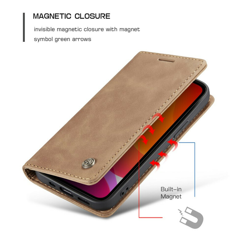 Flip Cover iPhone 12 Max / 12 Pro CASEME Simili Cuir Flip Cover iPhone 12 Max / 12 Pro CASEME Simili Cuir