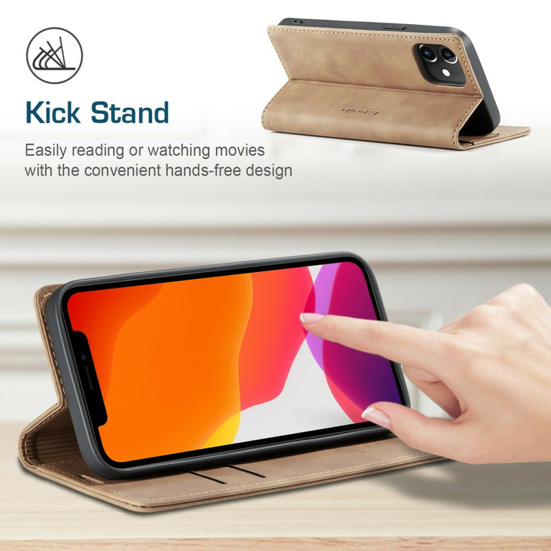 Flip Cover iPhone 12 Max / 12 Pro CASEME Simili Cuir Flip Cover iPhone 12 Max / 12 Pro CASEME Simili Cuir