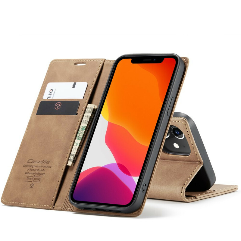 Flip Cover iPhone 12 Max / 12 Pro CASEME Simili Cuir Flip Cover iPhone 12 Max / 12 Pro CASEME Simili Cuir