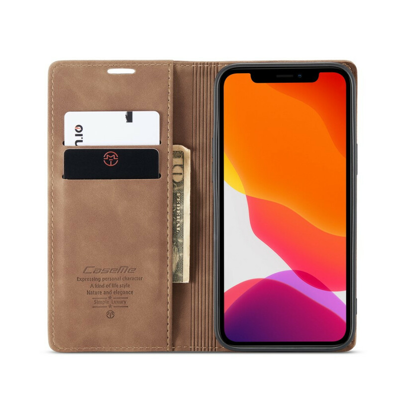 Flip Cover iPhone 12 Max / 12 Pro CASEME Simili Cuir Flip Cover iPhone 12 Max / 12 Pro CASEME Simili Cuir