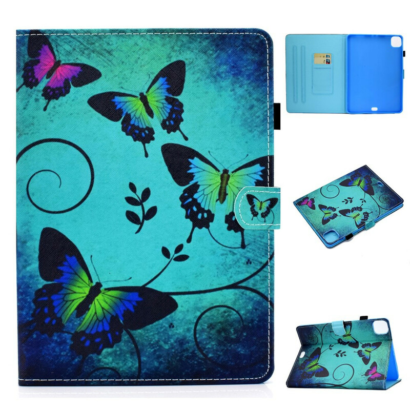 Housse iPad Air 10.9" (2020) Papillons Verts Housse iPad Air 10.9" (2020) Papillons Verts