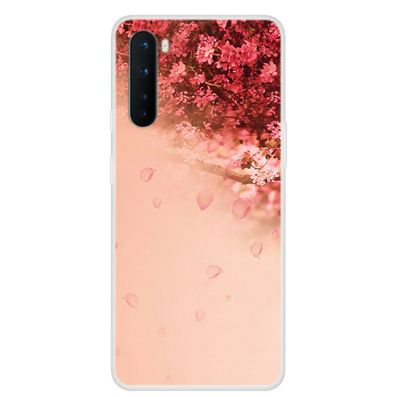 Coque OnePlus Nord Transparente Arbre Romantique