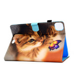 Housse iPad Air 10.9" (2020) Mon Chaton et Papillon Housse iPad Air 10.9" (2020) Mon Chaton et Papillon