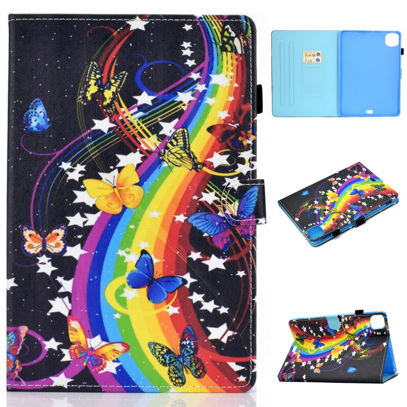 Housse iPad Air 10.9" (2020) Rainbow Butterflies