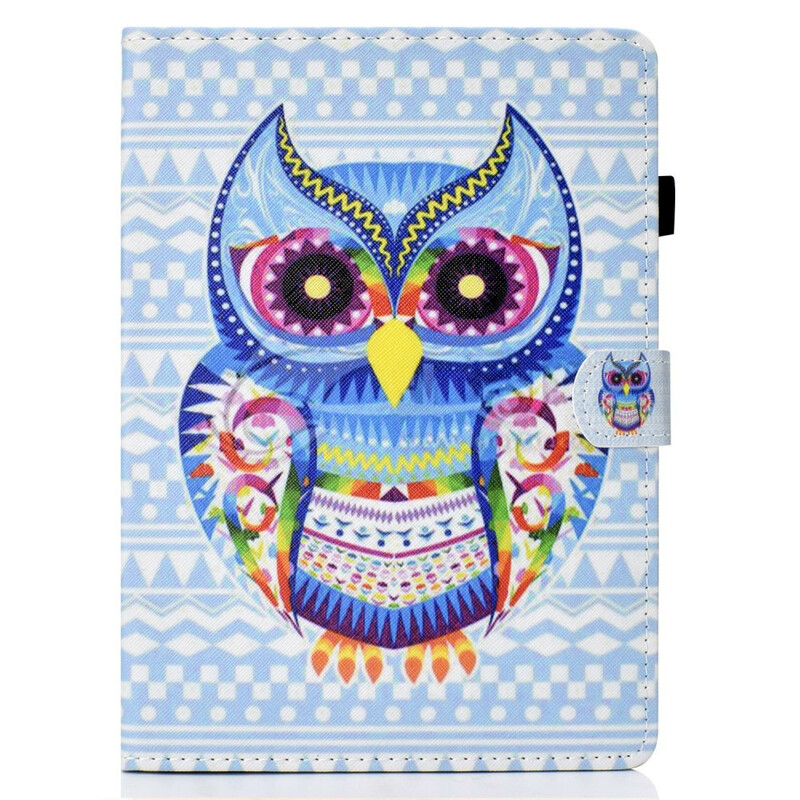 Housse iPad Air 10.9" (2020) Hibou Art